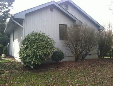 Cox Rd. Install a side master bedroom/ bathroom addition on side of house.
Fountain with crawl space. wood siding and shingles to match existing.