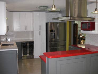 kitchen remodel project at 852