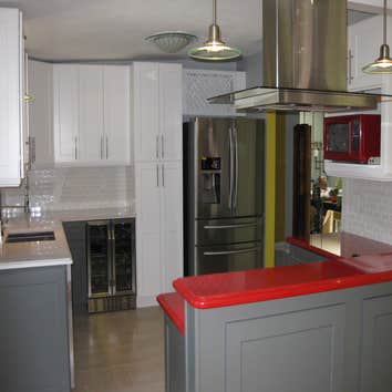 kitchen remodel project at 852