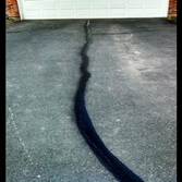 Hot tar Hot crack Filling