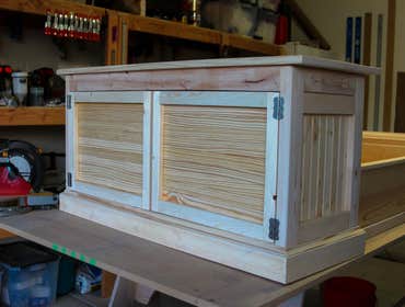 Our Work We take pride in our pieces, whether they are a barn door made of knotty alder wood, or a custom closet that will increase the value of your h