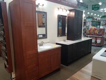 Installed Bathroom Vanities and Cabinetry
