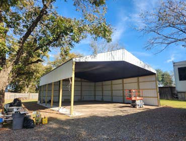 In-Progress of Newly Built Exterior Storage Shed