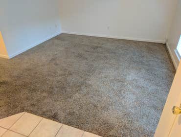Carpet installation in townhouse rental