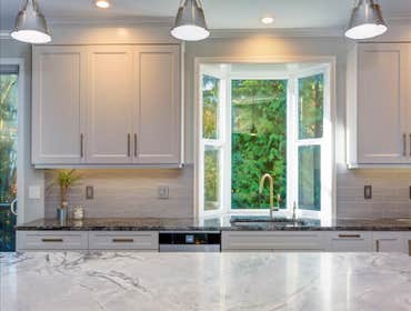 White Kitchen Remodeling Design