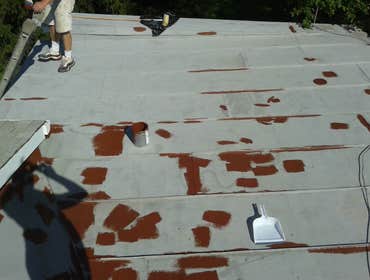 metal roof (before)