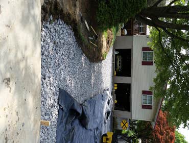 Excavating Excavating and prepping for blacktop.