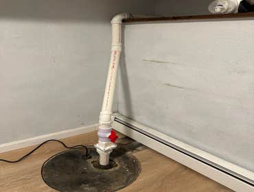 Sump Pump Install All Star Plumbing, Heating and Air Conditioning #7 Sump pump installation. #basement #basementflood #plumbing #plumbingrepair #plumbi