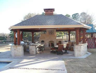 Cabana / Chimney / Kitchen