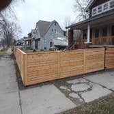 Custom Spaced Horizontal Cedar