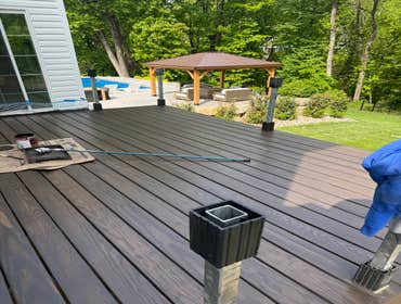 Photos by Apex Home Pro Inc #3 Deck repair and stain.