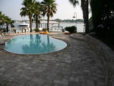 Mr. J Reinhold Outdoor Kitchen, Pool, Dock, and Landscape project