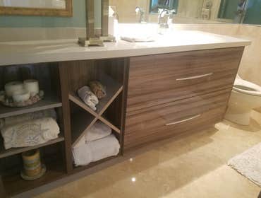 Photo gallery Bathroom remodel, kitchen remodel
New marble tops
New modern design