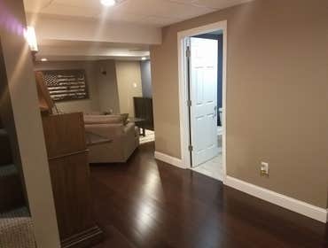 Basement This is a new basement "mancave" we painted, August 2016