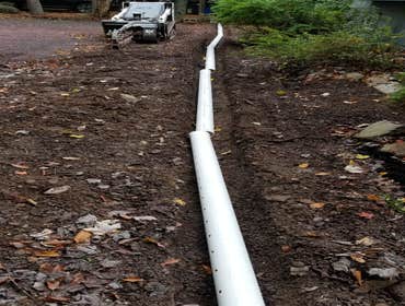 Drainage Install Added drainage in front of house
