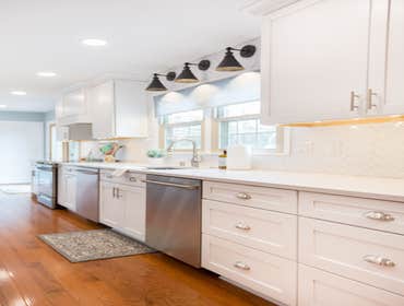 Transitional Family Kitchen in Plymouth Meeting, PA
