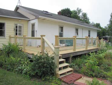 clear pane deck