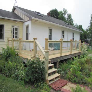 clear pane deck