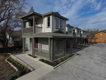 Chestnut Apartments Tear Down, Entitlements, Design Build New 5 Unit Apartment Complex in Downtown Lafayette to replace 6 small cottages