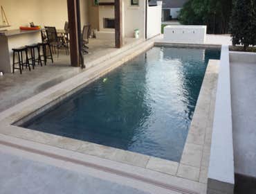 Pool with Fountain we built