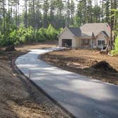 Driveway just paved