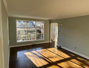 Photos by McEvoy Painting #1 Repaired damaged walls and trim after a move in. Repaint ceilings walls and woodwork