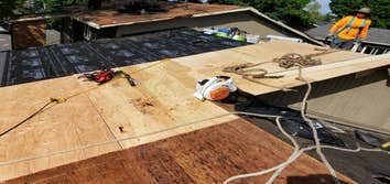 Commercial Shingle Roof in Progress