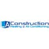 LA Construction, Heating and Air logo