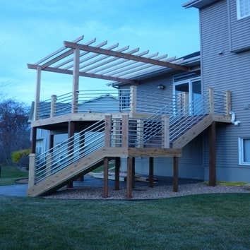 After- deck and pergola