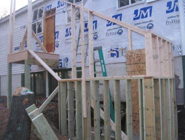 Addition Build 2nd story room above 1st floor