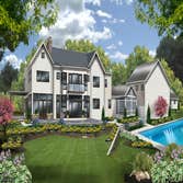 New home rendering - rear