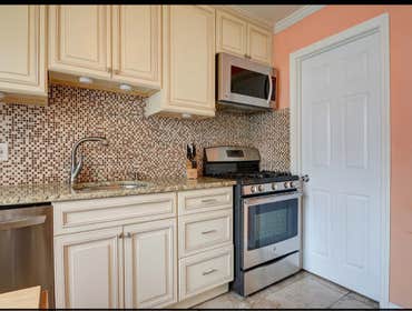 DOBBS CONSTRUCTION LLC KITCHEN PROJECT #1 For this project we did a complete kitchen renovation. That included : Full gut of kitchen down to the studs,