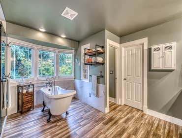 Photos by Expression Stone Construction #3 This project was a full remodel. We gutted the entire bathroom and created a functional and more relaxing at
