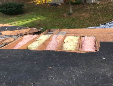 Roof with poor ventilation