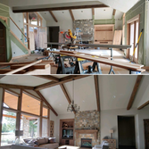 Living Space, Fire Place, Custom Finish Carpentry Project