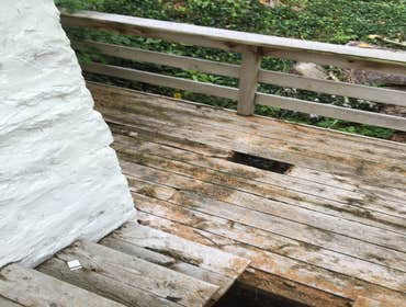 Deck before