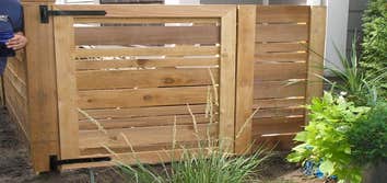 Custom Spaced Horizontal Cedar