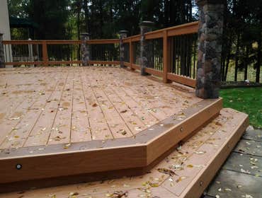Beautiful wood deck