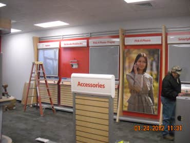 San Antonio Verizon Wireless One of our recent projects. We took an existing lease space and remodeled the interior to be the new home for Verizon Wire