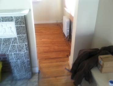 Photos by Steve Burnsed General Contracting #10 Took out ruptured hot water radiators removed face nailed hard wood floor Because I was unable to orde