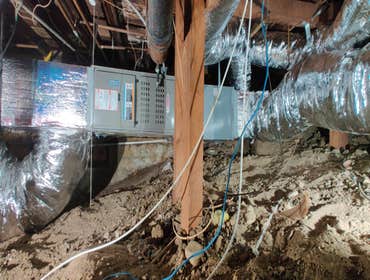 Graciosa Dr - Hollywood Hills - Under House Lennox Furance Install Graciosa Dr - Hollywood Hills - Under House Lennox Furance Install