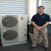 Bed and Breakfast Mitsubishi Multizone Ductless We installed a 8 Zone Ductless system in guestrooms at a Culpeper Va B&B