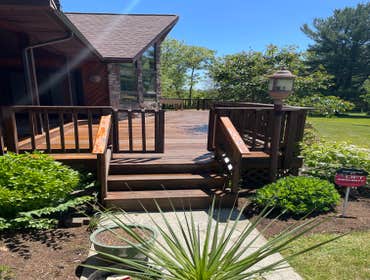 Photos by Morgan Painting & Home Improvement Deck stripping and refinishing