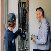 Owners Stephan and Thomas doing an on site safety inspection for a client