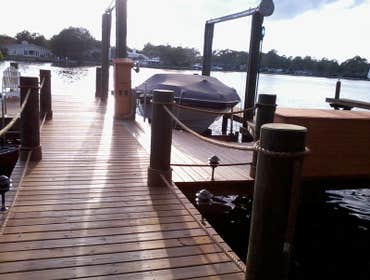 Rickie Lynn Barrett LLC Photos Dock work and trim out on Yacht Club Road, New Deck on Glenwood, Garage door build out and replacement in Riverside, Bat