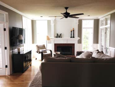 Living room "after"