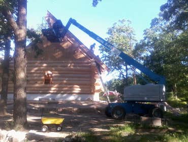 Log Home Carpentry and Restoration Along with window installation, insulation, and weatherization. Bathroom and kitchen remodels and
Custom built deck