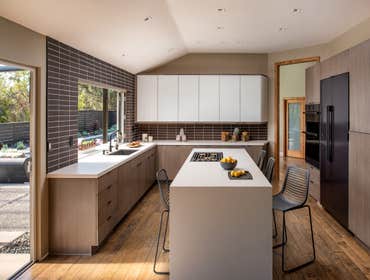 Kitchen Remodel with outdoor access to the pool area