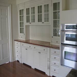 Cabinet Paint Project After