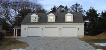 Detached Garage A 3 car detached garage in West Chester with loft.